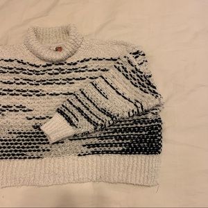 Anthropologie Womens XS cropped mock neck sweater